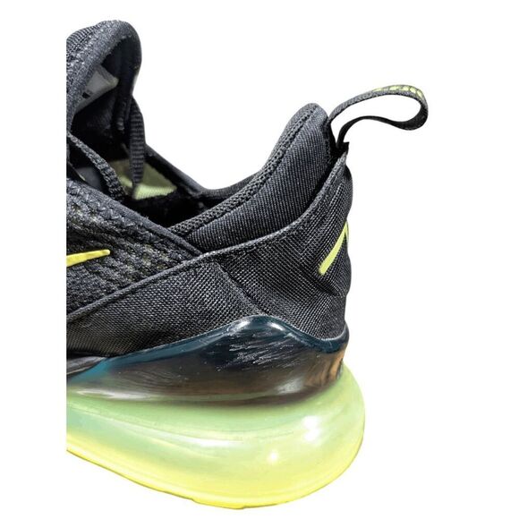 NIKE Air Max 270 'Black Volt' Running Shoes Size 6Y/W7.5 - Picture 10 of 12